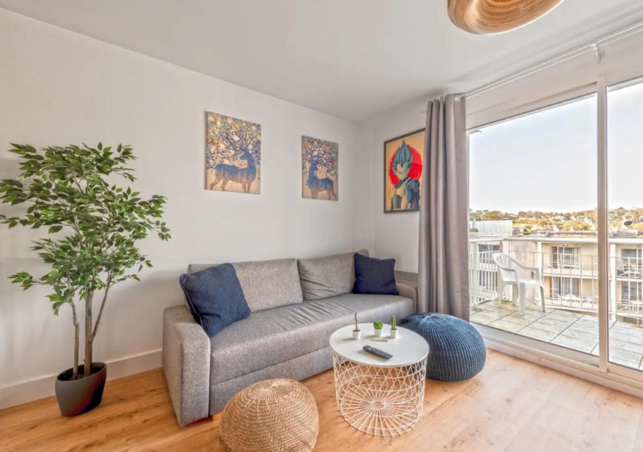 Charmant Appartement Vue Mer - Plougonvelin Extérieur photo